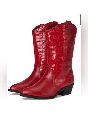 NWT Dolce Vita Korbella red western boot